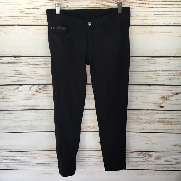 Lululemon Black Dress Pants • Sz 8 / M - Picture 1 of 8